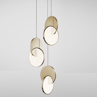 Lee Broom Eclipse LED Multi-Light Pendant Light - Color: Polished - ECL0141