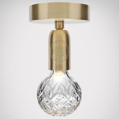 Crystal Bulb LED Semi-Flushmount