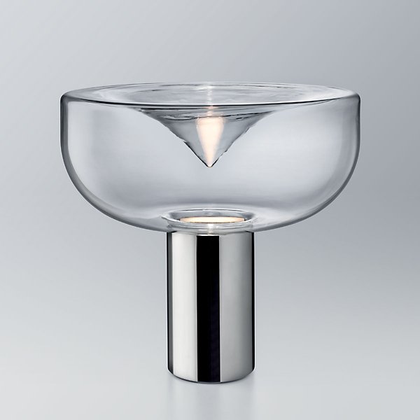 Leucos Lighting Aella Mini LED Table Lamp - Color: Silver - 0009473