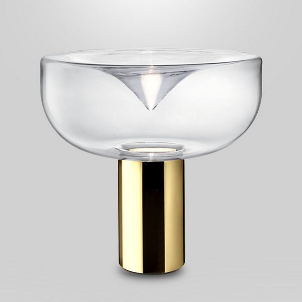 Leucos Lighting Aella Mini LED Table Lamp - Color: Gold - 0009142