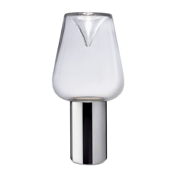 Leucos Lighting Aella Thin LED Table Lamp - Color: Silver - 0009521