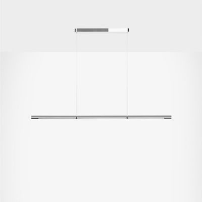 Leucos Lighting Volta LED Linear Chandelier - Color: Silver - Size: Small -
