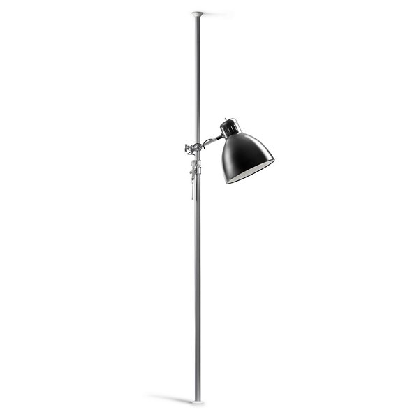 Leucos Lighting JJ Big Grip LED Floor Lamp Lamp With Autopole - Color: Blac