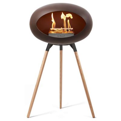 Dome Indoor Ground High Fireplace - Color: Bronze - Le Feu 800208