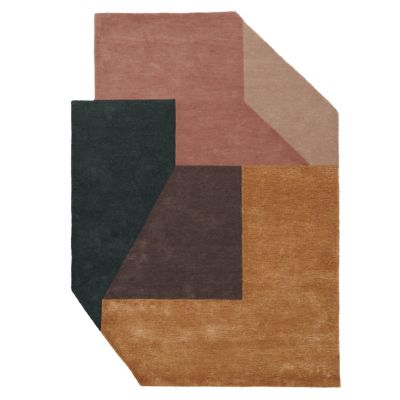 Linie Design Alton Combi Area Rug - Color: Multicolor - Size: 6 ft 6  x  - LIN1894132 - Lights Hand-woven with painted geometry. The Alton Combi  sku LIN1894132