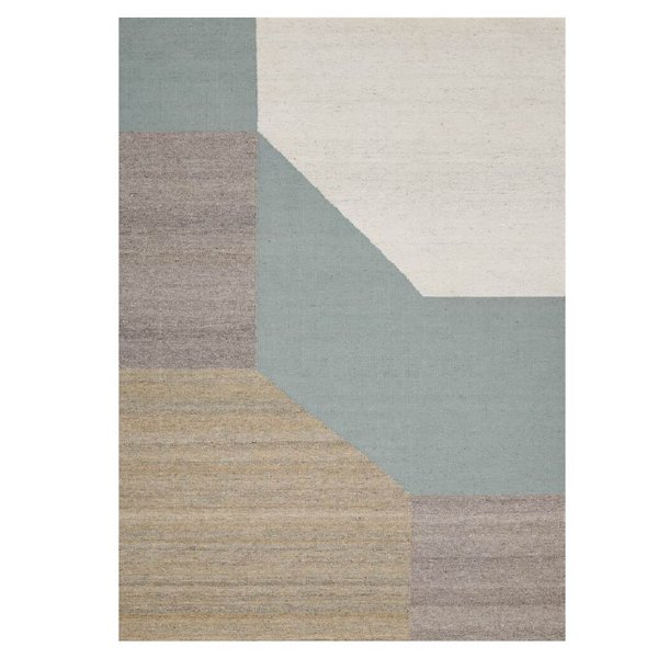 Linie Design Blocchi Area Rug - Color: Grey - Size: 8 ft 3  x 11 ft 6 