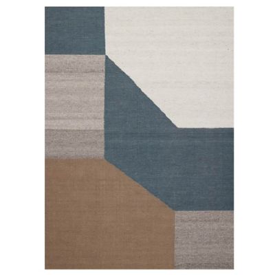 Linie Design Blocchi Area Rug - Color: Beige - Size: 5 ft 7  x 7 ft 9 