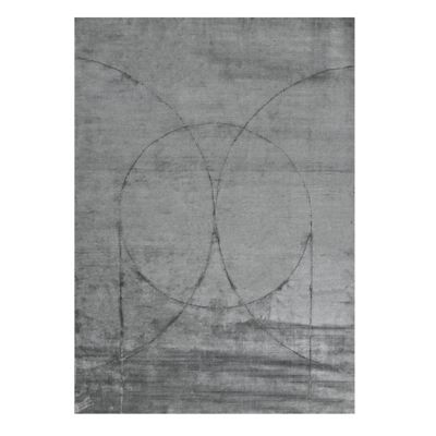 Linie Design Circulus Area Rug - Color: Grey - Size: 5 ft 7  x 7 ft 9 