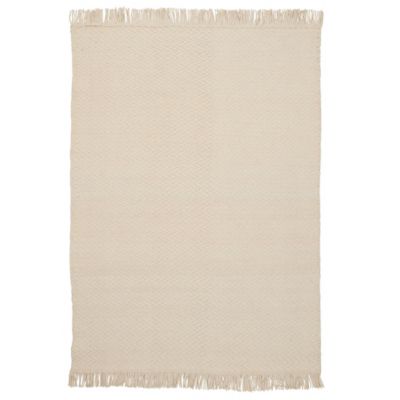 Linie Design Idun Area Rug - Color: White - Size: 5 ft 7  x 7 ft 9  - 