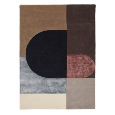 Linie Design Vilja Area Rug - Color: Brown - Size: 5 ft 7  x 7 ft 9  -