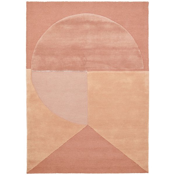 Linie Design Satomi Area Rug - Color: Pink - Size: 6 ft 6  x 9 ft 8  -