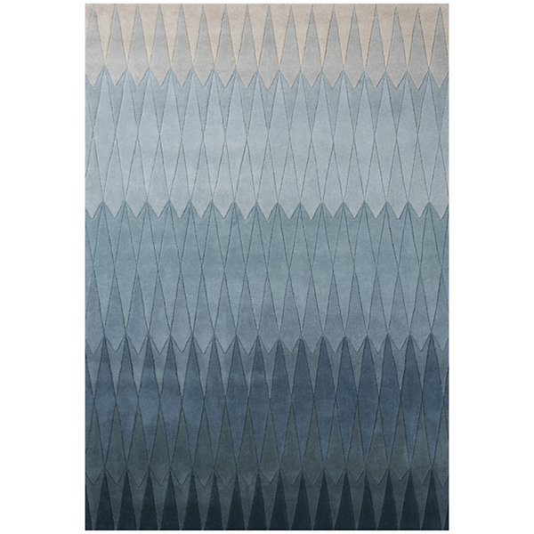 Linie Design Acacia Area Rug - Color: Blue - Size: 6 ft 6  x 9 ft 8  -