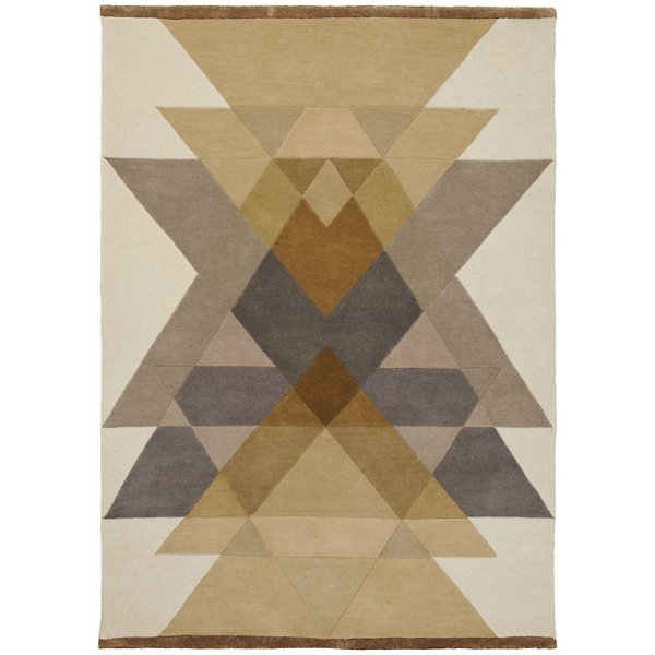 Linie Design Freya Area Rug - Color: Brown - Size: 6 ft 6  x 9 ft 8  -