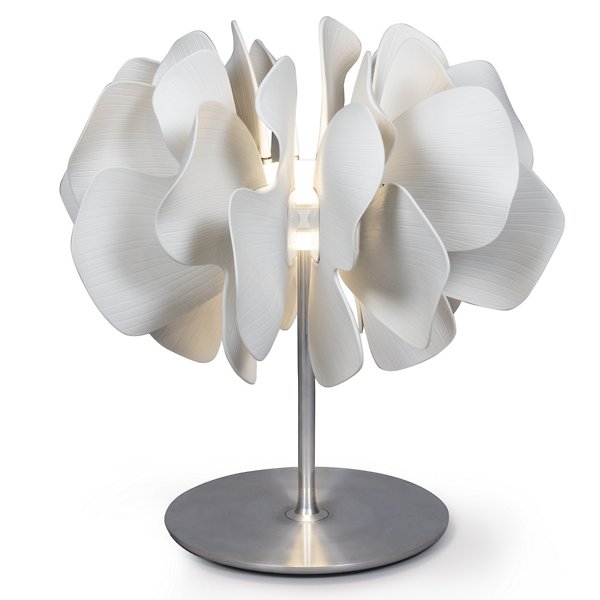 Lladro Nightbloom LED Table Lamp - Color: White - 01023977
