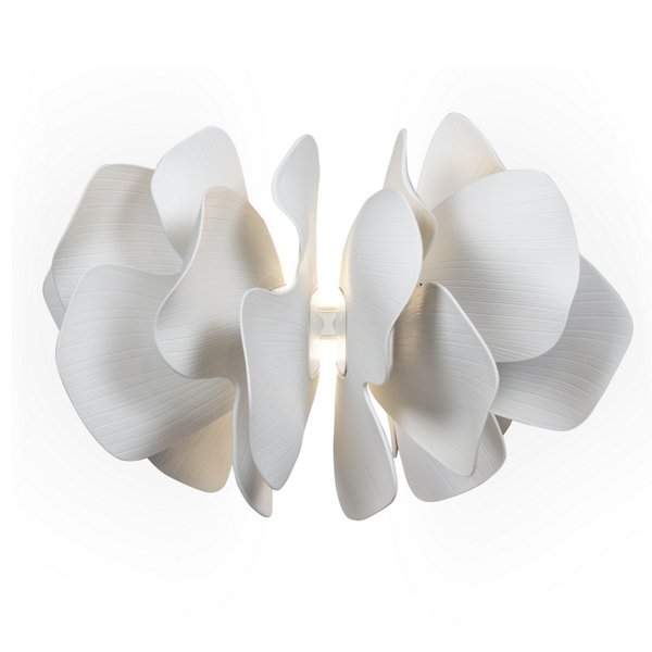Lladro Nightbloom LED Wall Sconce - Color: White - 01023973