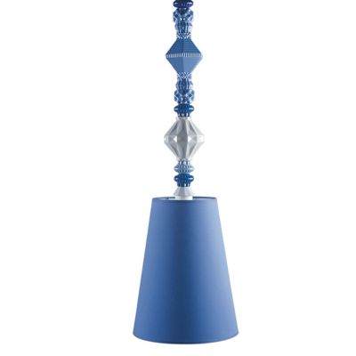 Lladro Belle de Nuit II Pendant Light - Color: Blue - Size: 1 light - 01023