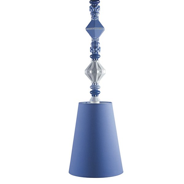 Lladro Belle de Nuit II Pendant Light - Color: Blue - Size: 1 light - 01023