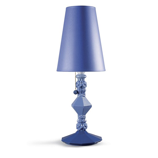 Lladro Belle de Nuit Table Lamp - Color: Blue - Size: 1 light - 01023262