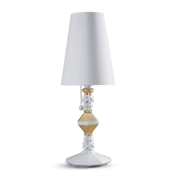 Lladro Belle de Nuit Table Lamp - Color: Gold - Size: 1 light - 01023322