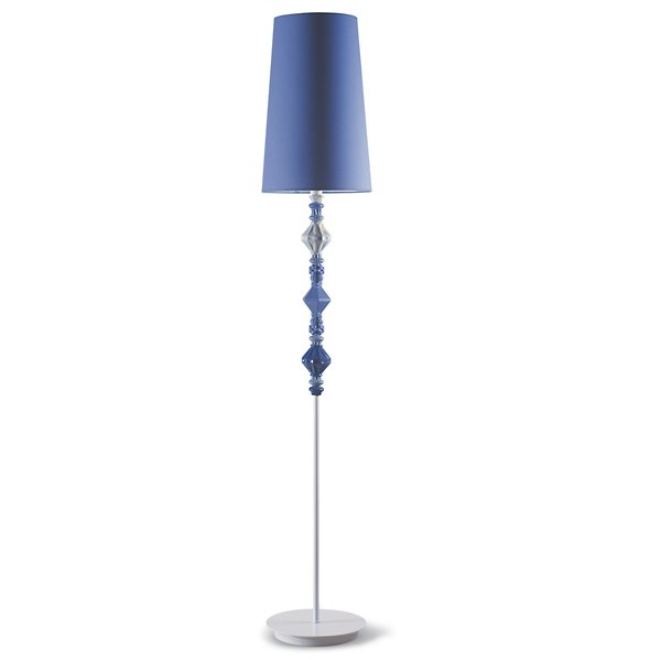 Lladro Belle de Nuit II Floor Lamp - Color: Blue - Size: 1 light - 01023409