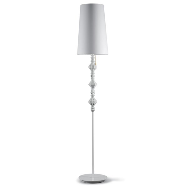 Lladro Belle de Nuit II Floor Lamp - Color: White - Size: 1 light - 0102337