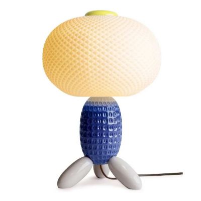 LLA2500947 Lladro Soft Blown Table Lamp - Color: Blue - 10243 sku LLA2500947