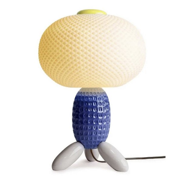 Lladro Soft Blown Table Lamp - Color: Blue - 1024312