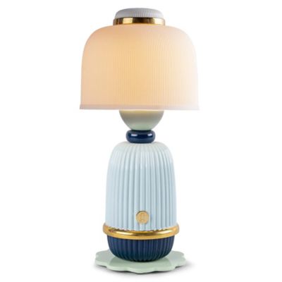 Lladro Kokeshi LED Table Lamp - Color: Blue - Size: 1 light - 1024147
