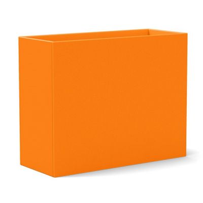 Loll Designs Tesselate Rectangle Planter - Color: Orange - Size: Standard -