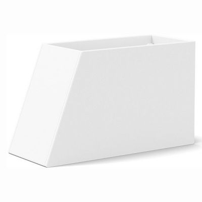 LLD2062965 Loll Designs Tesselate Slope Planter - Color: Whit sku LLD2062965