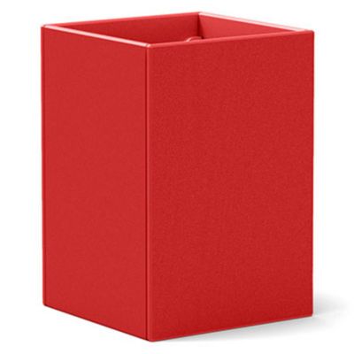 Loll Designs Tessellate Outdoor Square Planter - Color: Red - Size: 18 -