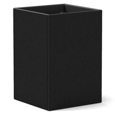 Loll Designs Tessellate Outdoor Square Planter - Color: Black - Size: 18