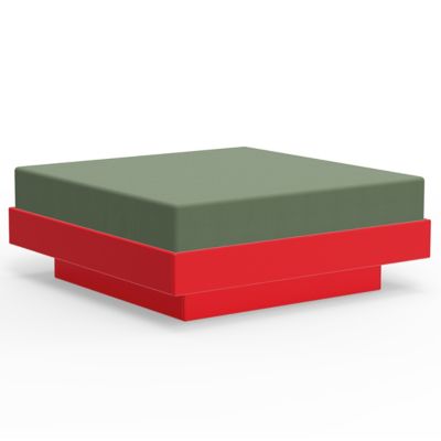 Loll Designs Platform One Outdoor Ottoman - Color: Black - PO-O-5487-AR