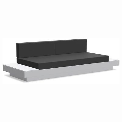 Loll Designs Platform One Sofa With Tables - Color: Grey - PO-S2-DW-40483