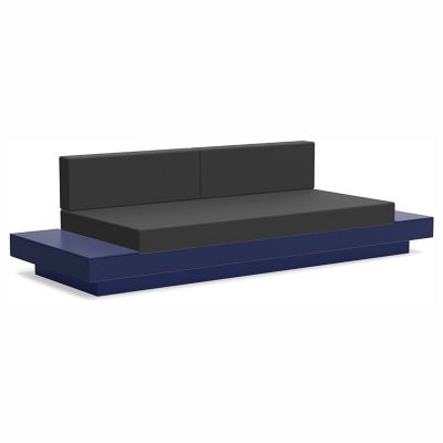 Loll Designs Platform One Sofa With Tables - Color: Blue - PO-S2-NB-40483