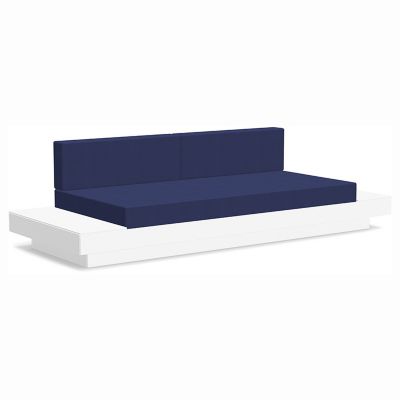 Loll Designs Platform One Sofa With Tables - Color: Blue - PO-S2-CW-5439