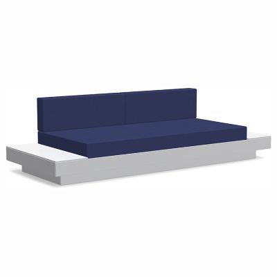 Loll Designs Platform One Sofa With Tables - Color: Grey - PO-S2-DW-5439