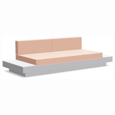 Loll Designs Platform One Sofa With Tables - Color: Grey - PO-S2-DW-40431