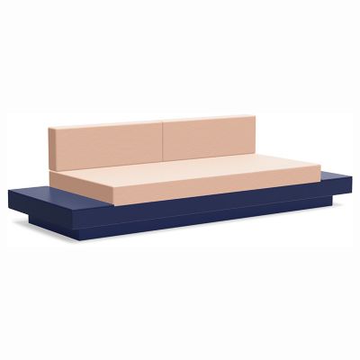 Loll Designs Platform One Sofa With Tables - Color: Blue - PO-S2-NB-40431