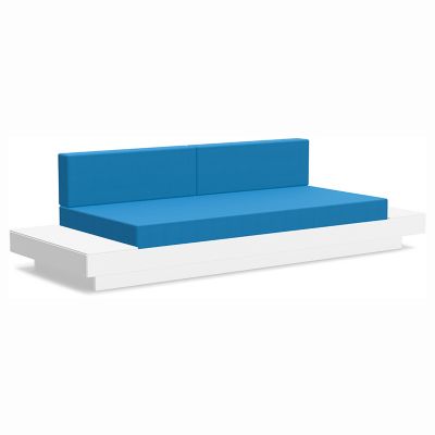 Loll Designs Platform One Sofa With Tables - Color: Blue - PO-S2-CW-5493