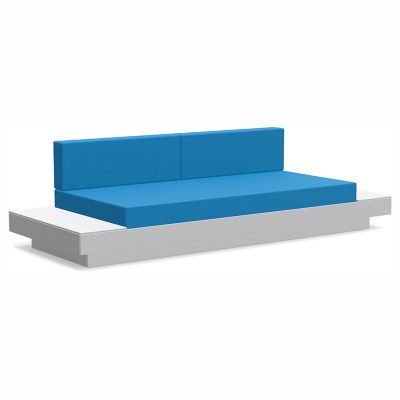 Loll Designs Platform One Sofa With Tables - Color: Grey - PO-S2-DW-5493