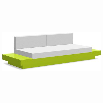 Loll Designs Platform One Sofa With Tables - Color: Green - PO-S2-LG-40433