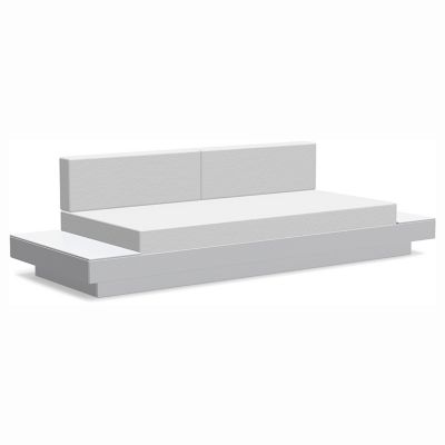 Loll Designs Platform One Sofa With Tables - Color: Grey - PO-S2-DW-40433