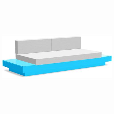 Loll Designs Platform One Sofa With Tables - Color: Blue - PO-S2-SB-40433