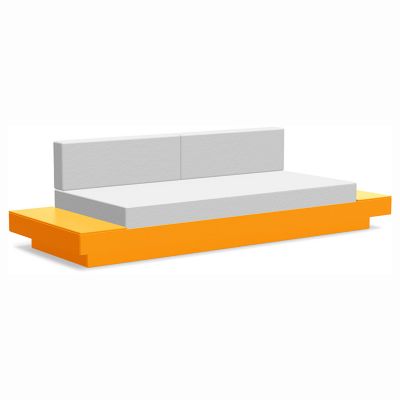 Loll Designs Platform One Sofa With Tables - Color: Orange - PO-S2-OR-40433