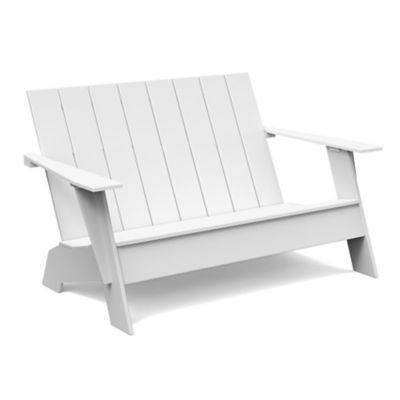 LLD2134362 Loll Designs Adirondack Outdoor Bench - Color: Whi sku LLD2134362