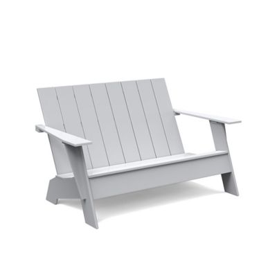 LLD2134363 Loll Designs Adirondack Outdoor Bench - Color: Gre sku LLD2134363