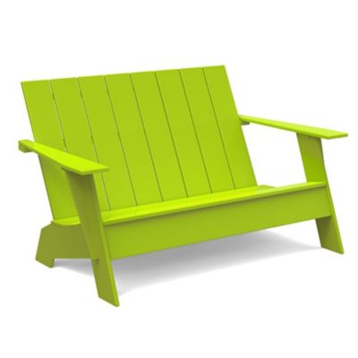 LLD2134364 Loll Designs Adirondack Outdoor Bench - Color: Gre sku LLD2134364