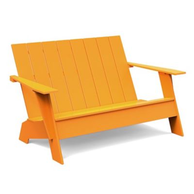 Loll Designs Adirondack Outdoor Bench - Color: Orange - AD-AB-OR