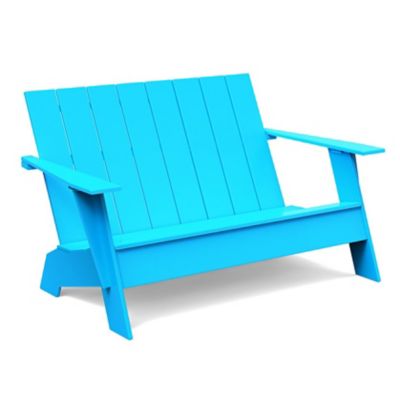 Loll Designs Adirondack Outdoor Bench - Color: Blue - AD-AB-SB